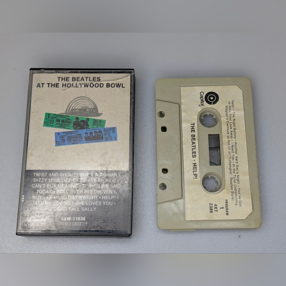 The Beatles At The Hollywood Bowl - Cassette Tape (1977)